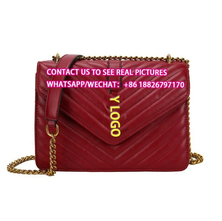 

wholesale Chain Shoulder Bag leather handbags Fashion women Bag female branded luxury handbags, 5 colors