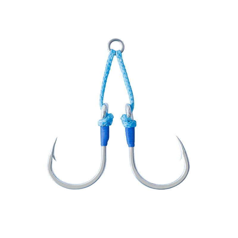 

Hot Sale JK Fishing PAI Power Double Assist Hook Set Vertical Jigging Fishing Hooks