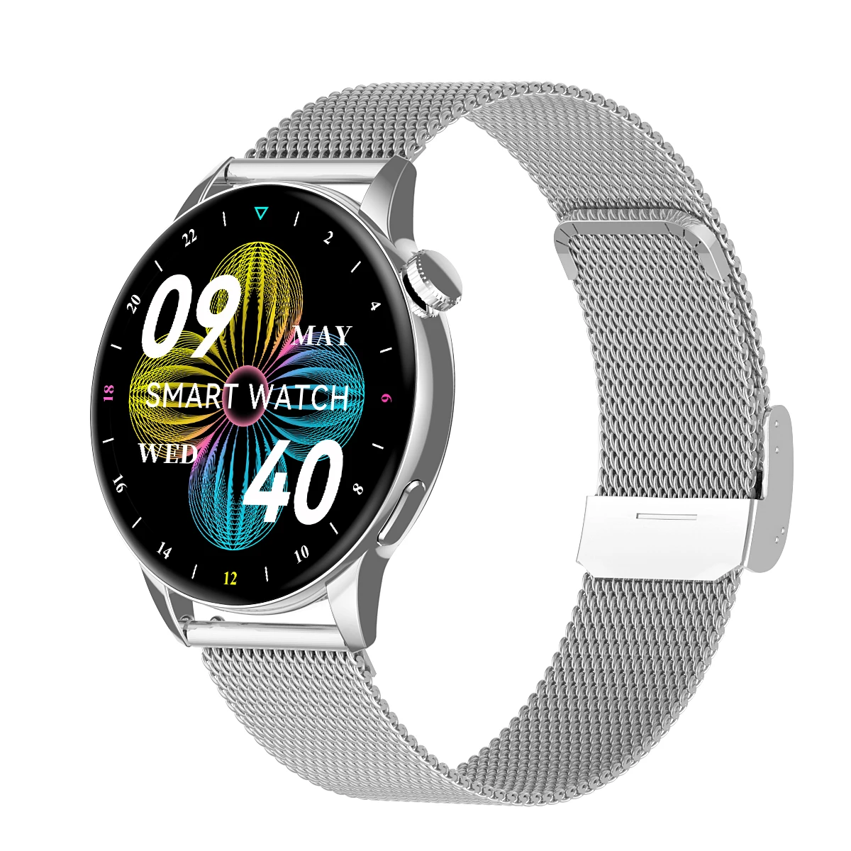 

2022 HD1 Smart Watch BT Call Blood Pressure Blood Oxygen 1.3inch AMOLED Round Screen Fitness Tracker Smartwatch IP68 Waterproof