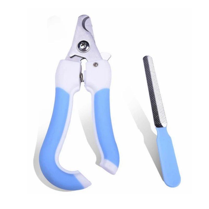 

Wholesale Pet Nail Scissor Stainless Steel Pet Nail Cutting Scissors Trimmer Pet Claw Care Grooming Tool, Blue or pink