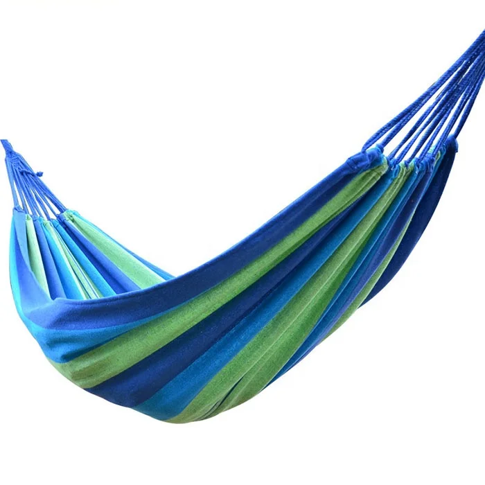 

Manufacturers wholesale outdoor colorful canvas swing hammock camping portable folding travel hammocks