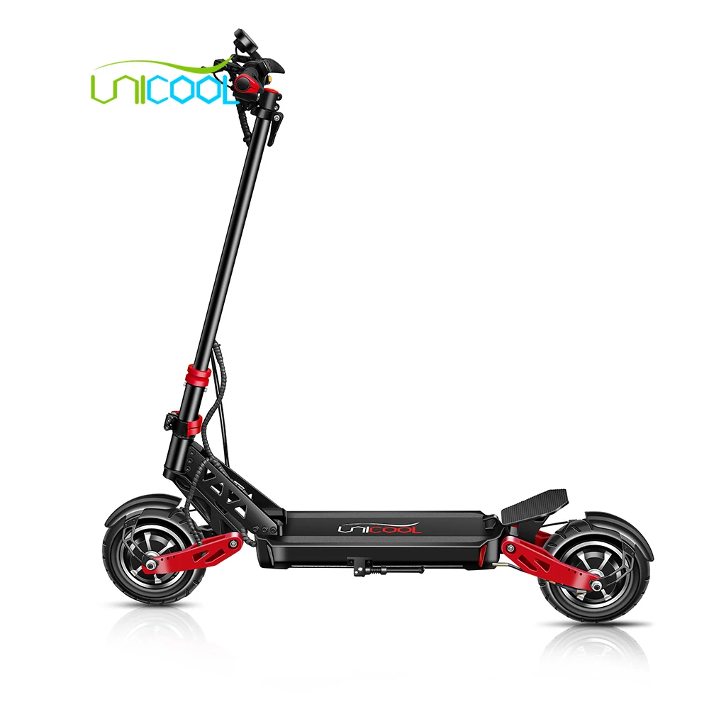 2021 fashion high technology 0 10x unicool 52V 18.2AH 2000w Brushless Motor 10 Inch Wheels escooter el electric scooter