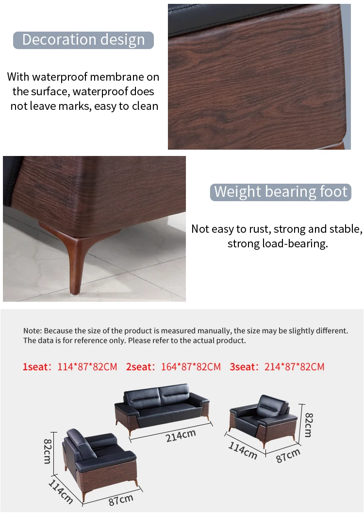 Pengpai Low Price Room 6 Seater Set Custom Leather Fabric Sofa