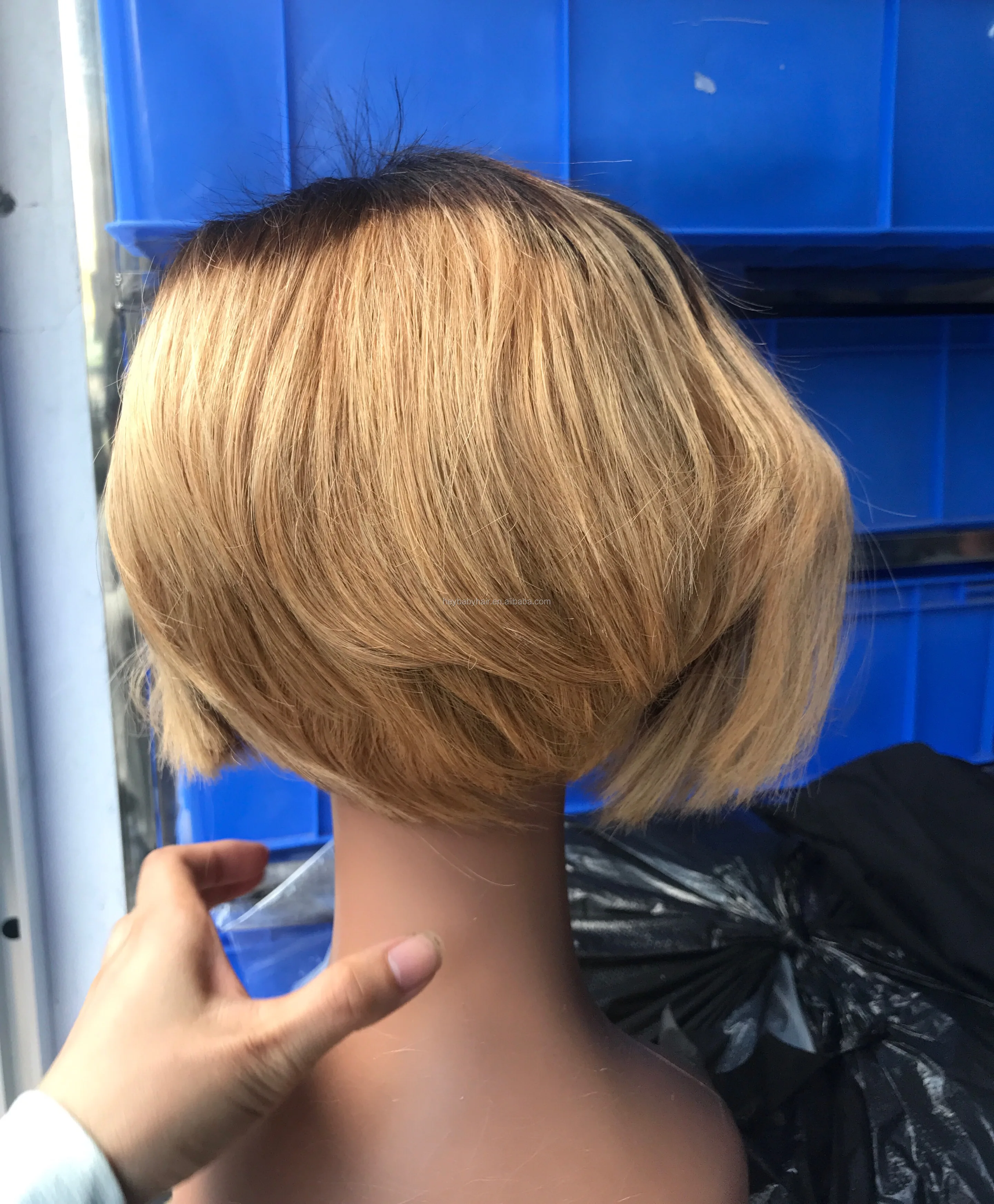 

Short Human Hair Lace Closure Wig for Black Women Bob Style HD Closure Wigs Short Pixie Cut wig