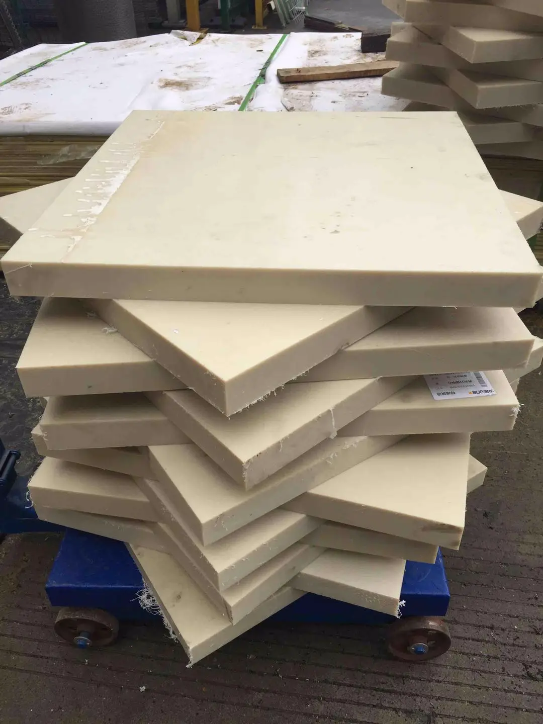 工厂价格浇注挤出蓝色,白色,黄色和黑色 mc 尼龙板塑料板