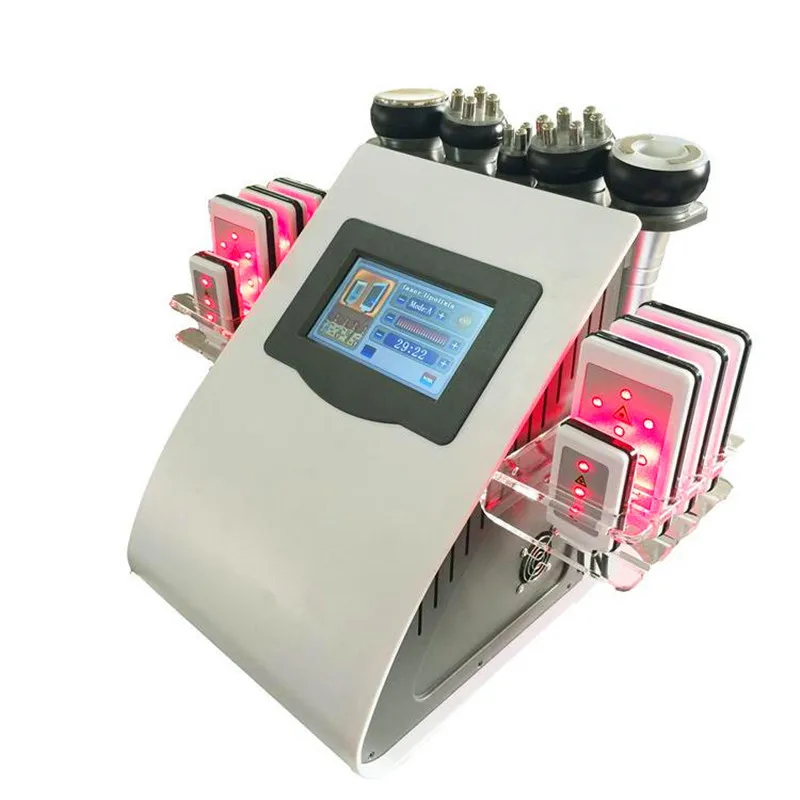 

6 in 1 Weight Loss radio frequency lipolaser rf slimming beauty machine Vacuum Cavitation System