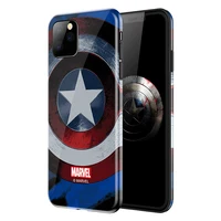 

Original Brand Marvel TPU DIM Back Cover For iPhone 11 Case Captain America Spiderman For iPhone 11 Pro 11 Promax Phone Case