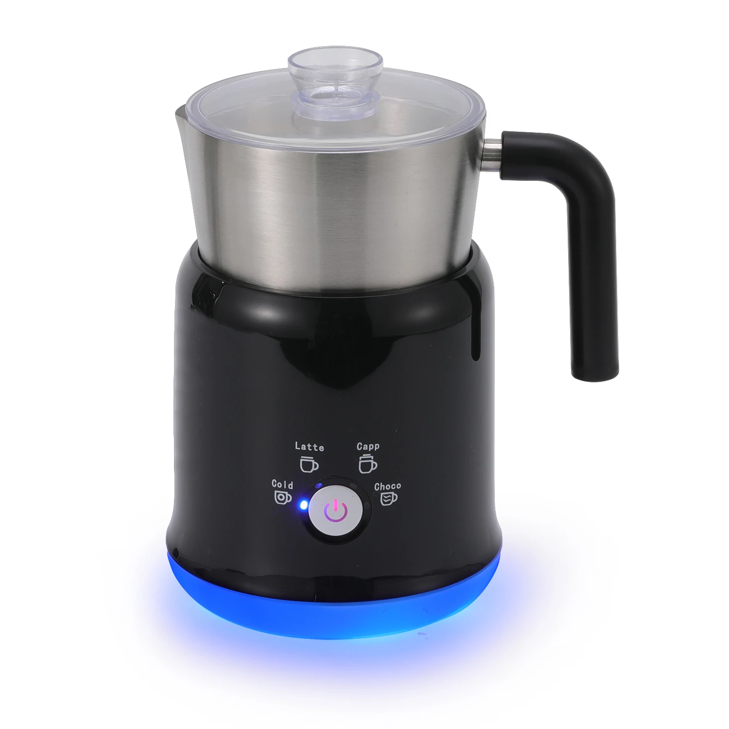 

Fully Automatic Heating Stainless Steel Electric Espresso Milk Frother for Home Latte Milk Steamer