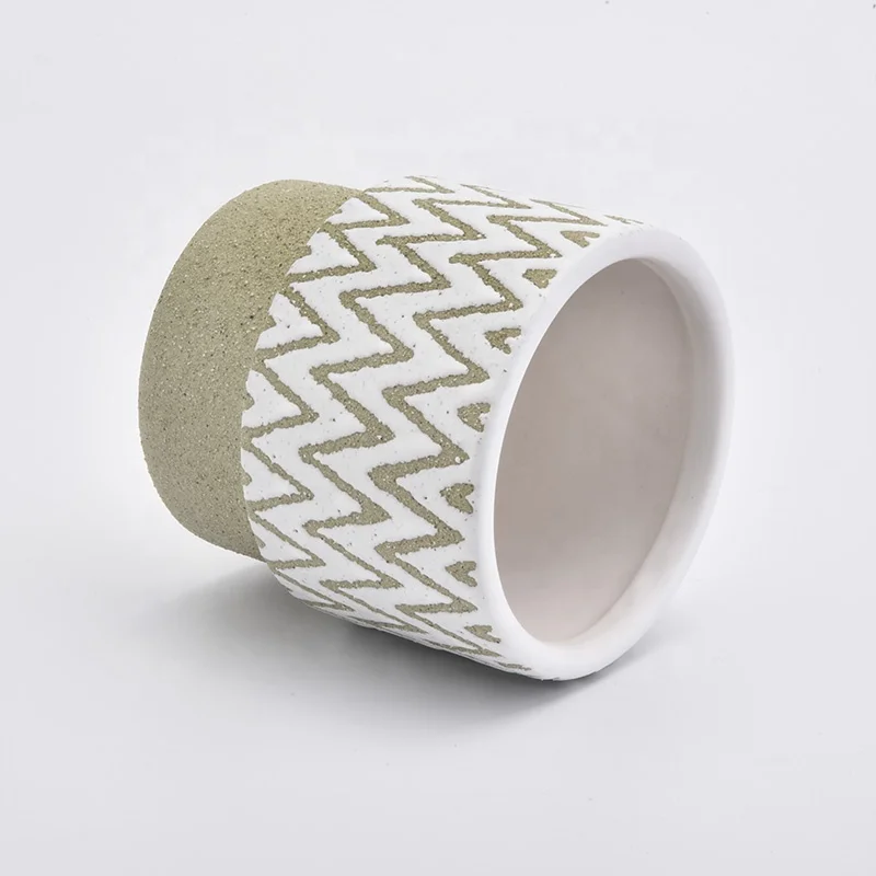Luxury ceramic candle containers votive candle holder customized