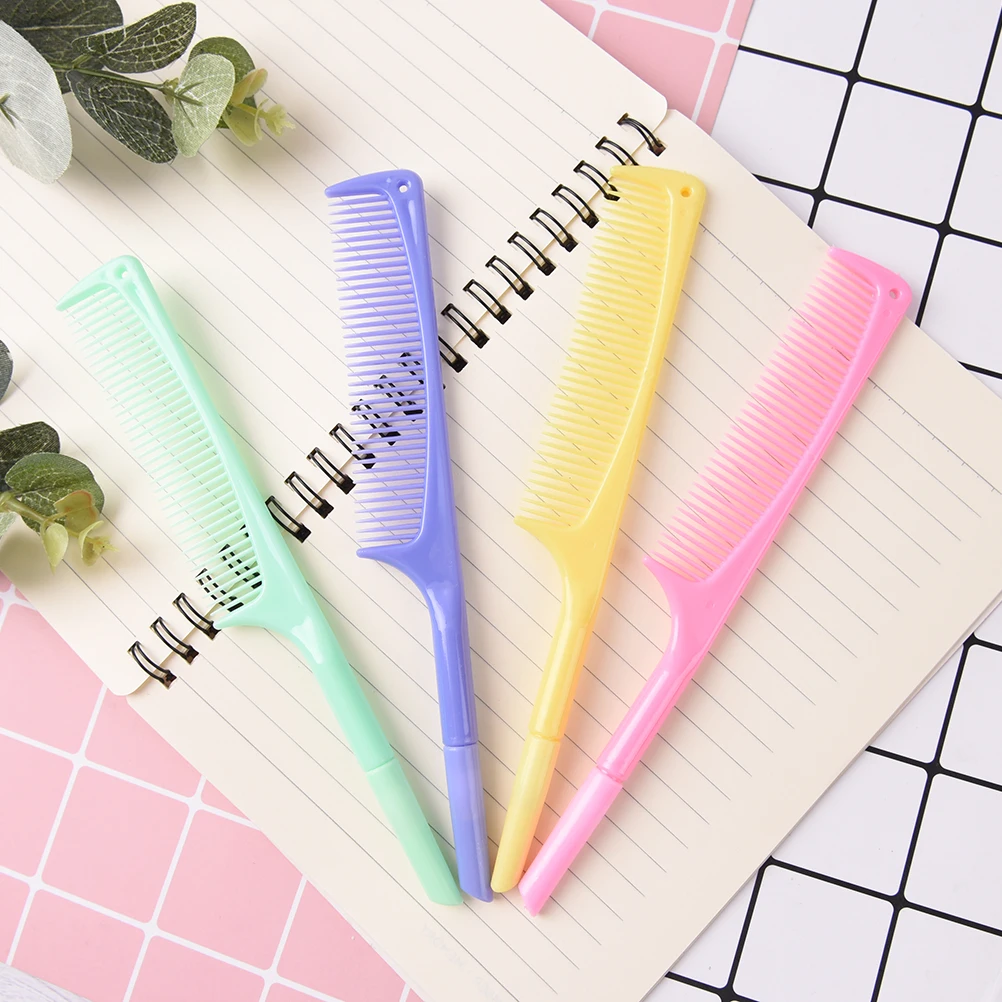 

1pcs Korean Creative Comb Pen Ballpoint Pens Stationery Plastic Office School Supplies Caneta Blue Ink Gel Pens