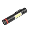 High Intensity Lights COB + 10W XML T6 Zoom Torch Light USB Rechargeable Tactical Flashlight