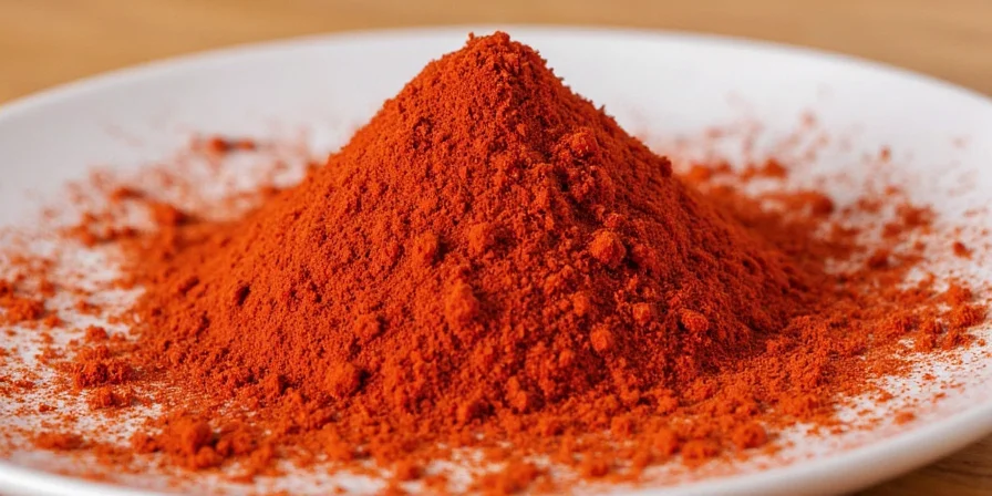 Tunisian woman using harissa in her kitchen