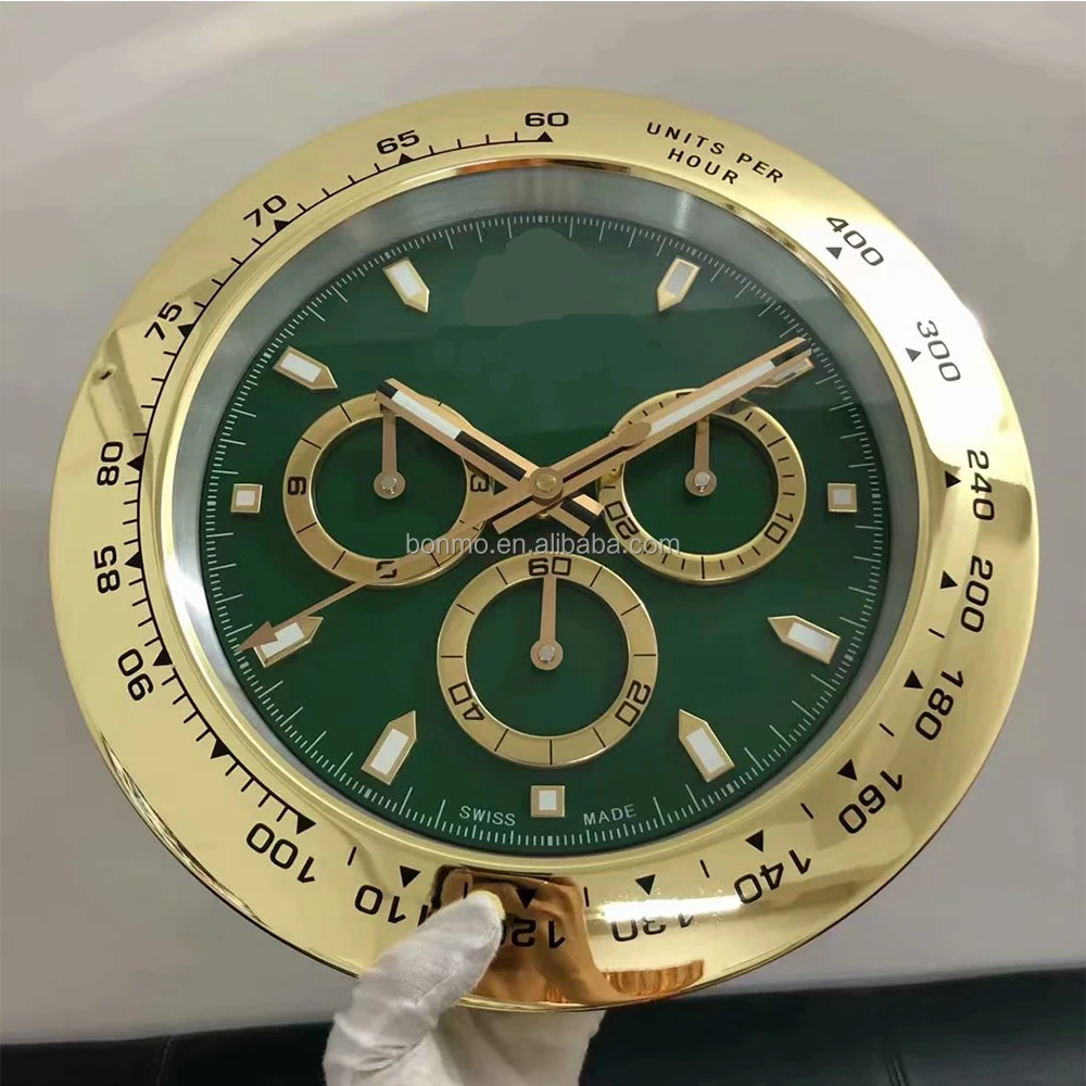 

luxury gift metal expensive wrist watch wall clock, Customized