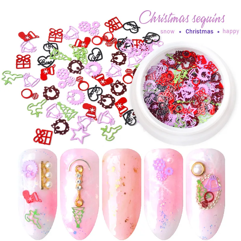 

Nail Stickers Christmas Accessories Wholesale Factory Supply Art Fashion Nail Holiday Stickers, Picture showed