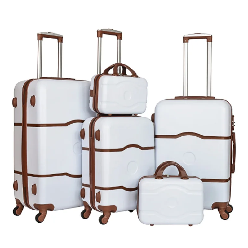 

Fashion Abs Suitcase Vintage Unique Abs Luggage Set