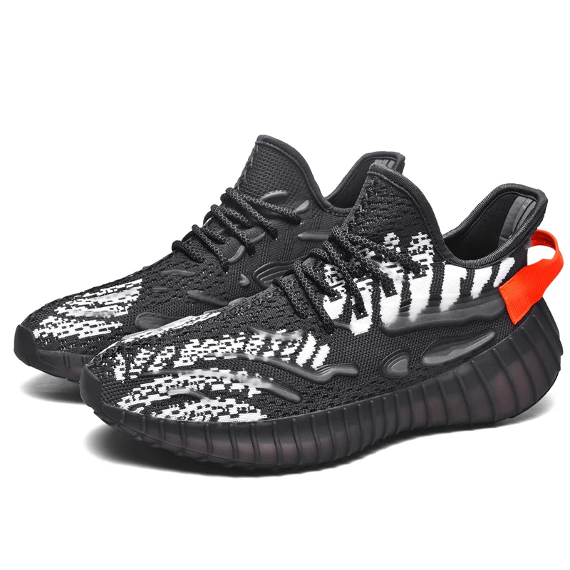 

New trendy styles Luminous Yeezy sneakers V380 sports shoe man brand factory big size