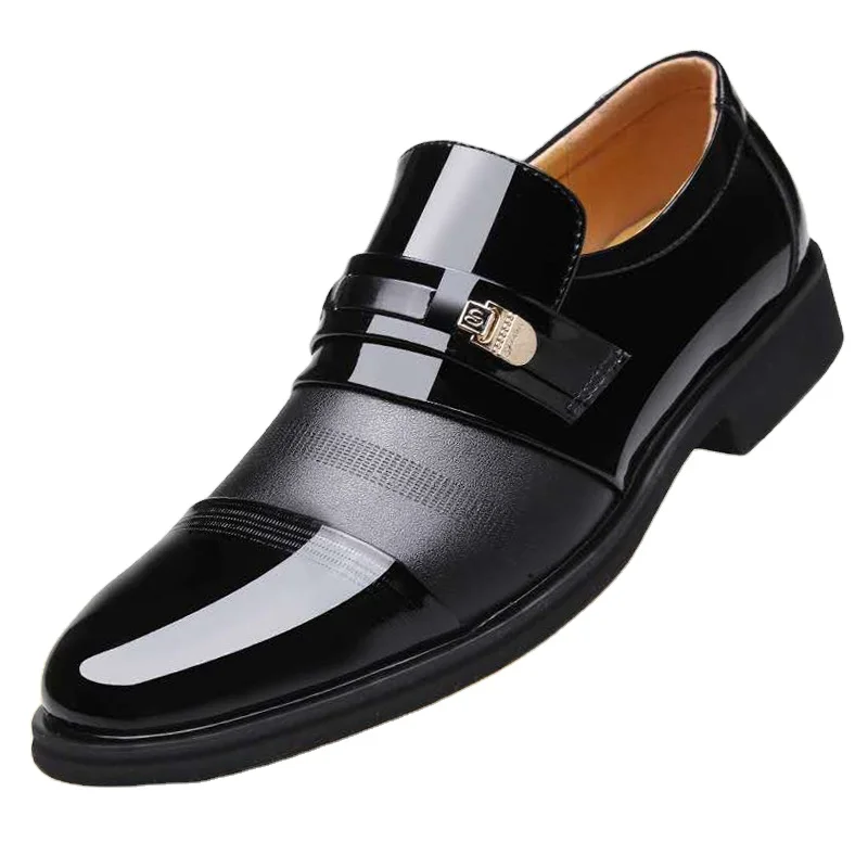 Men's Formal Business Shoes Soft Bottom Successful People Cool Feet a Stirrup Classic Business Wearable Soft-soled