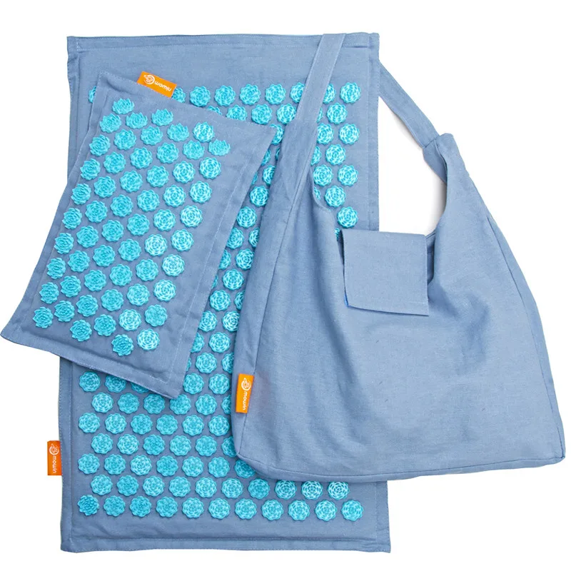 

Custom gym Acupunture massage mat with pillow set, As the pic shown