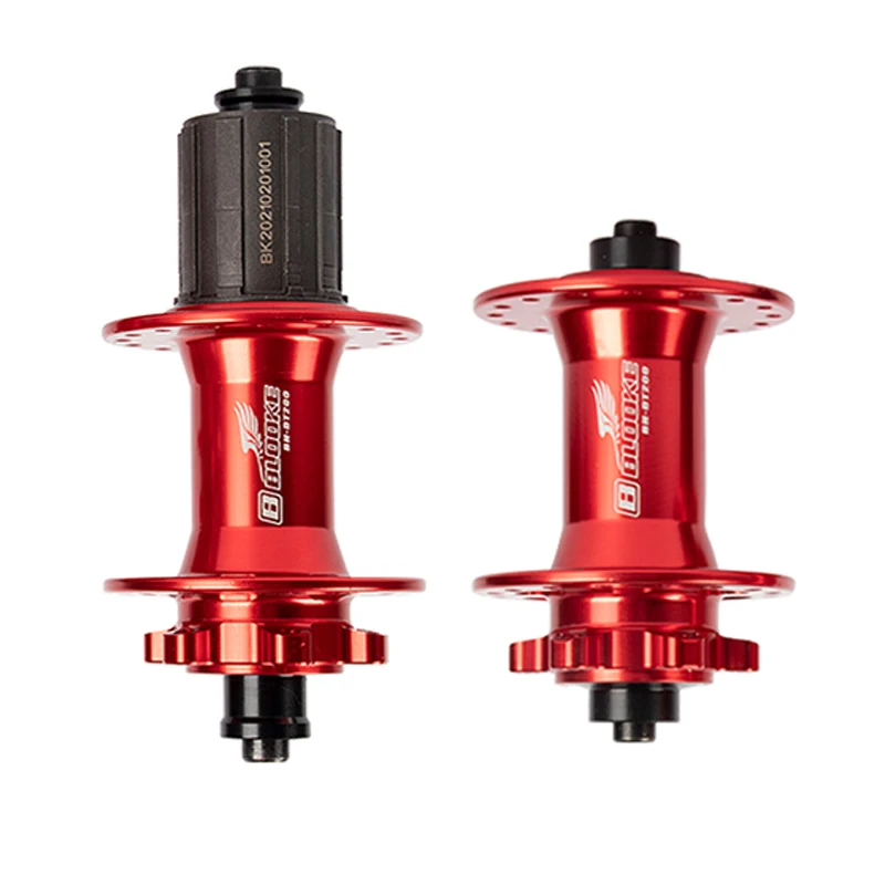 

BLOOKE Best Price Aluminum alloy Bicycle Hubs 32 Hole 2 Bearing Front Rear Bike Hub , Bicycle Rear Hub, Red/ black