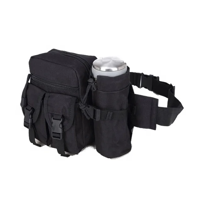 

Portable Nylon Belt Army Fan Pack, Fashion Travel Water Bottle Bag, Men Waist Bag