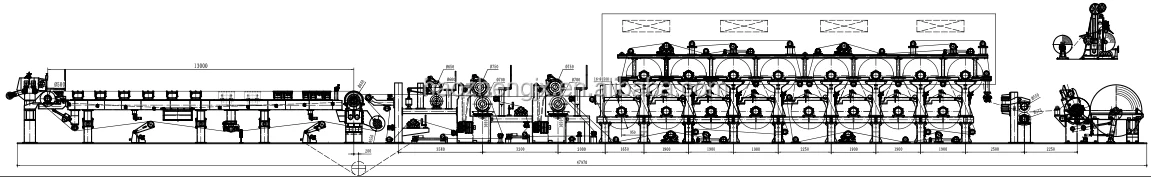 Бумагоделательная машина чертеж