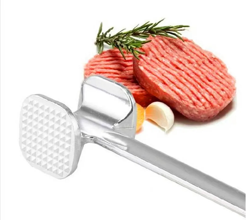 

Kitchen Hammer Tool Steak Needle Inox Non Stick Heavy Meat Tenderizer, Silver