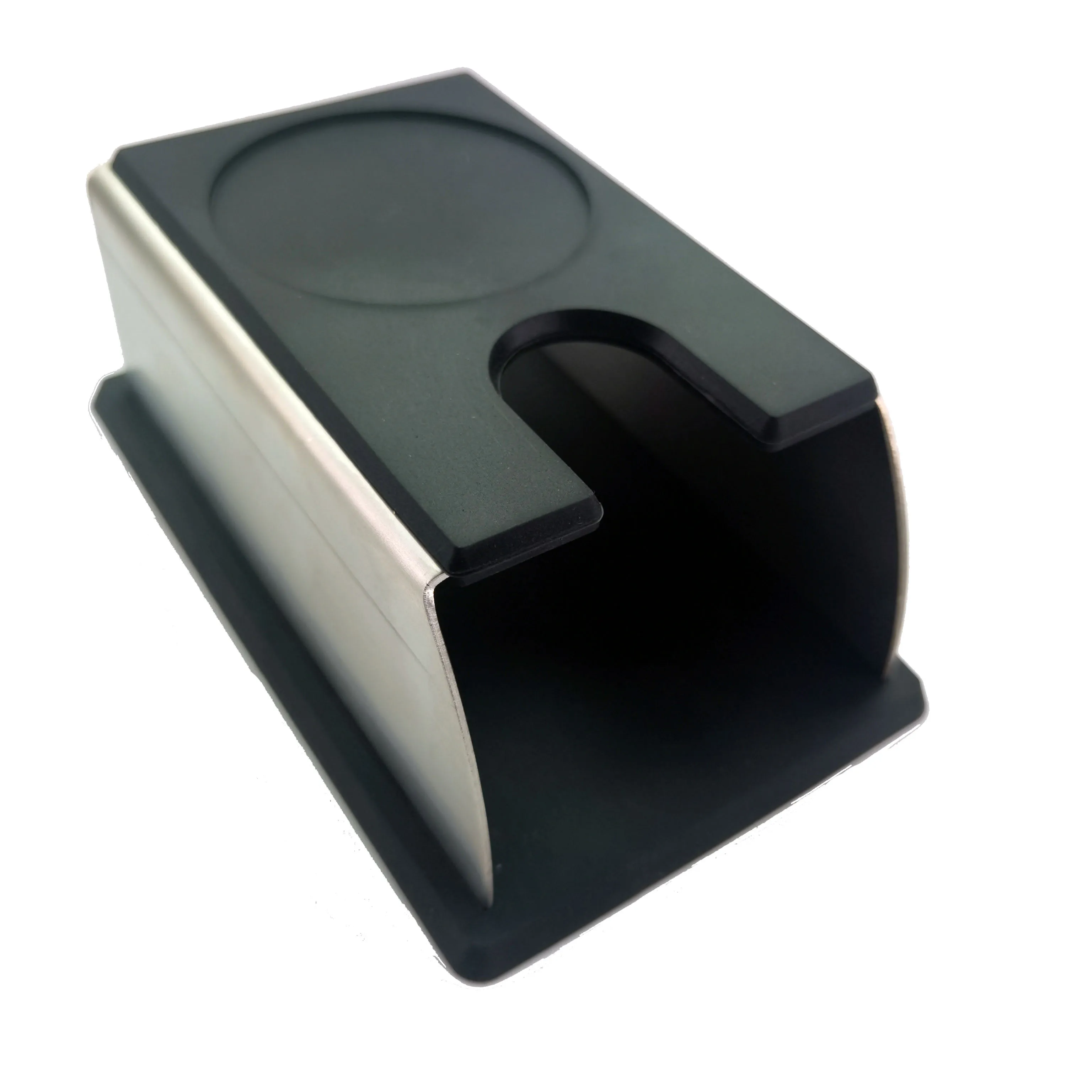 

304 Stainless Steel Coffee Tamper holder Stand Coffee Tools Silicone Coffee Tamper Mat
