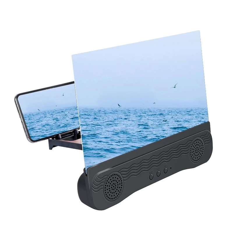 

Shopify 14 Inch HD Phone Screen Amplifier with Speaker Holder Mobile Screen Magnifier Enlarger