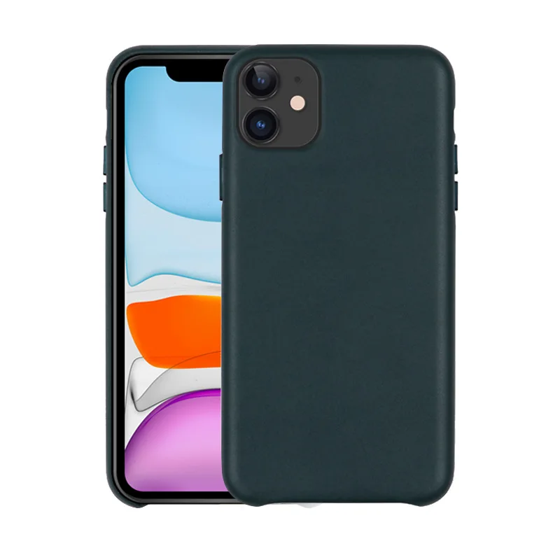 

2020 Real First Layer Cowhide Genuine Leather Phone Case for iPhone 11 Pro Max Mobilephone
