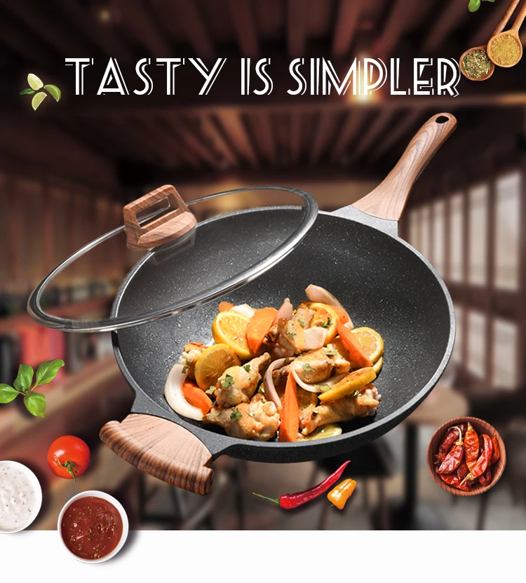 Maifan Stone Non Stick Pans Fry Cookware Kitchen Pan Frying Cooking Ware Non Stick Skillet Non Stick Frying Pan
