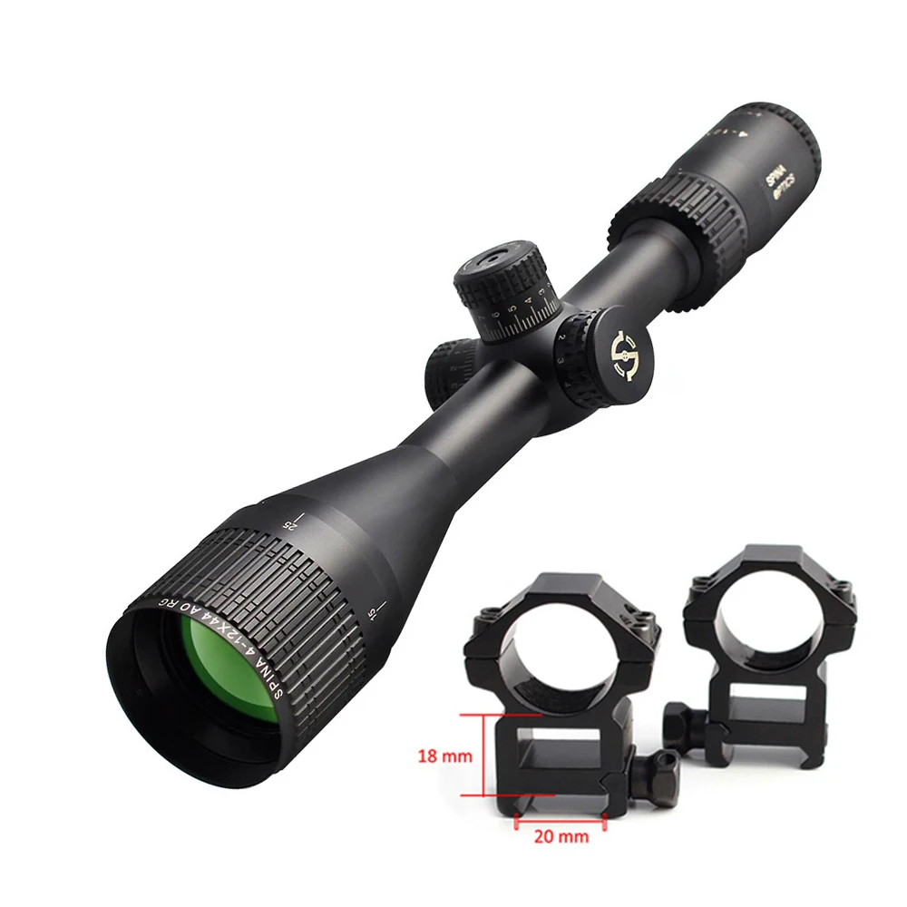 

Rifle scopes Sniper 4-12X44 Tactical Hunting scope Mil Dot Illuminated Reticle Sight for Hunting Accessories