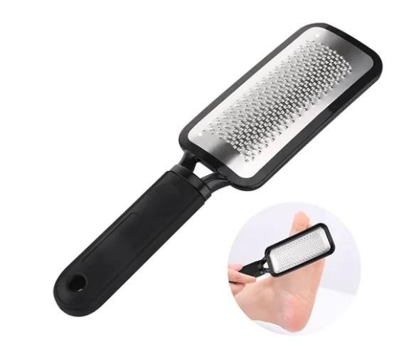 

Colossal foot rasp foot file and Callus remover. Best Foot care pedicure metal surface tool to remove hard skin. Can be Used on, Gray