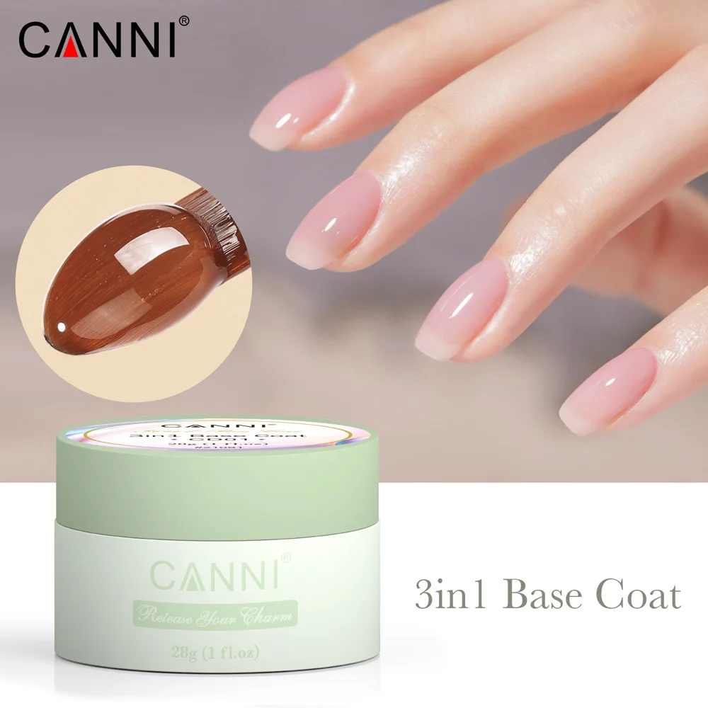 

CANNI 3 in 1 Construct UV Gel 28g Sticky Self-leveling UV/LED Base Coat