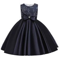 

2019 Mature Style Sequined Embroidery Baby Girl Party Formal Dress 3-8 Years Kids Clothing L5172