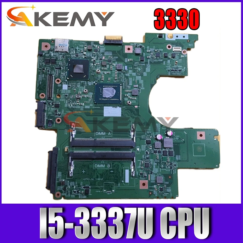 

Free shipping For 3330 Laptop Motherboard CN-02D6MM 2D6MM 02D6MM 12275-1 With SR0XL I5-3337U CPU HM77 100% full Tested