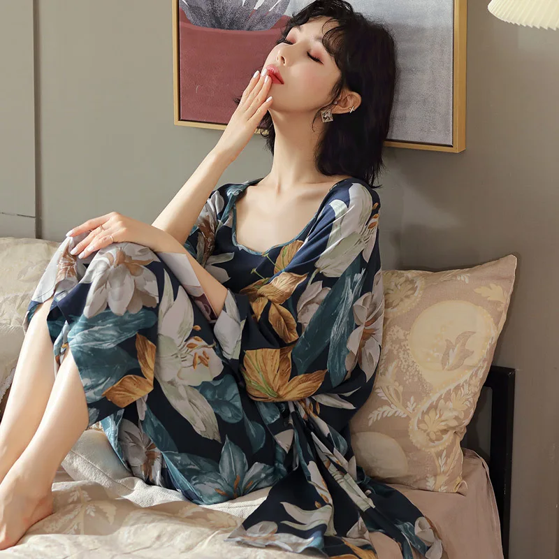 

Pj Set Ensemble Femme Summer Thin Three-piece Suit Japanese Cute Artificial Spring and Autumn Long-sleeved Pyama Woman Set, Required