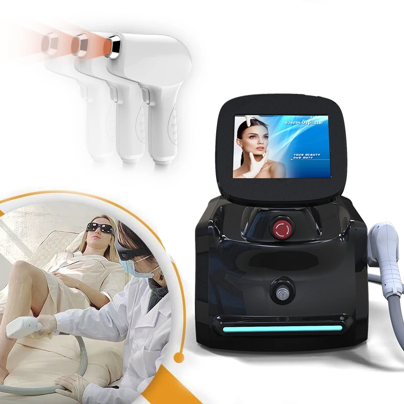 

2023 Portable Taibo Beauty Painless 808 755 1064 Diode Laser Hair Removal Machine for Spa use