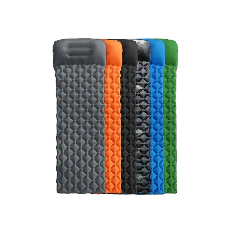 

Inflatable sleeping mat outdoor tent moisture-proof sleeping mat portable TPU ultra-light picnic mat for camping, Blue