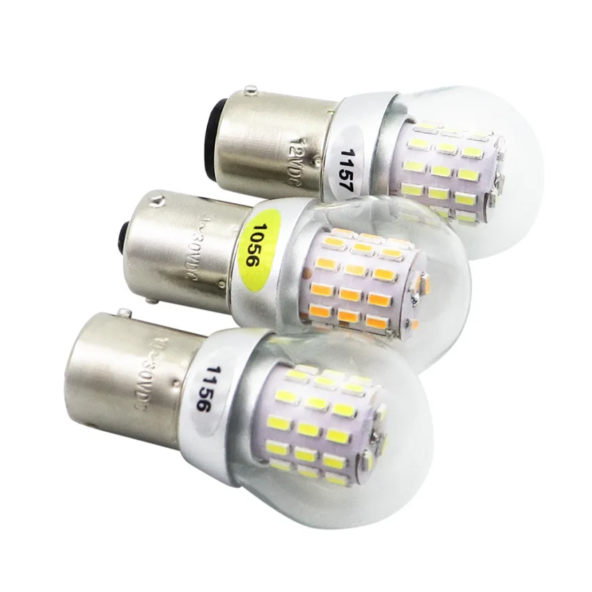 

Warm White 3W 1156 24V 1157 BA15S BA15D car brakelight stop light bulb