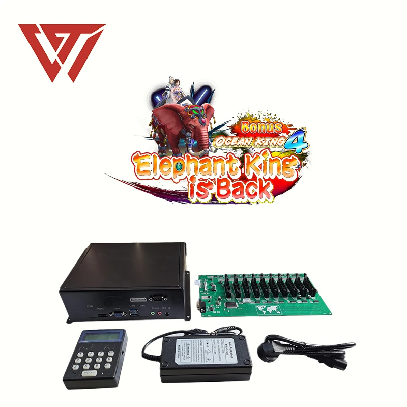 

USA Casino Fish Gambling Game Machine Spare Parts Fishing Game Software Ocean King 4 Elephant King is Back For Sale