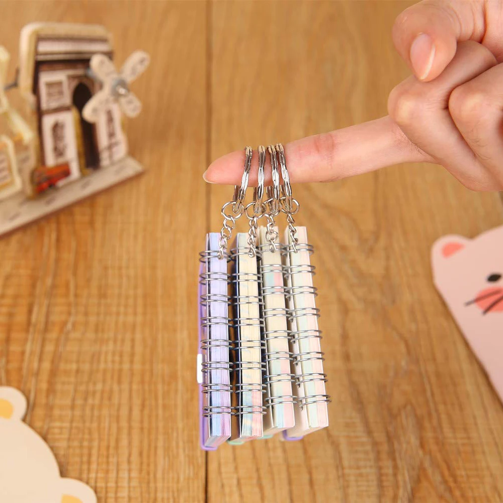 Smart Memo Pads Graph Spiral Mini Notebook With Color Pages With Keychain Buy Graph Notebook