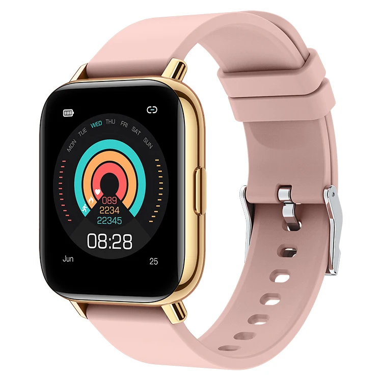 

2022 New Arrival Smart Sport Watch 1.65 inch Full Touch Square Screen Fitness Tracker Health Monitoring P32 Smart Watch