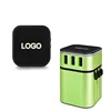 Oem led logo travel adapter as university corporate electronic gift item
