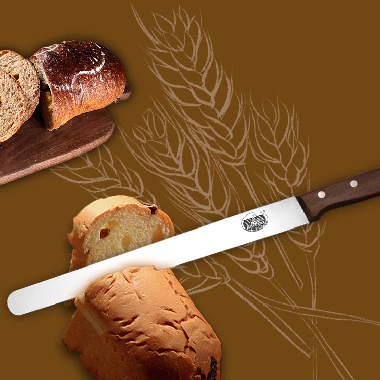 

Professional Slicing Bread Cutting Knife For Bread Knife With Logo Knife Saw Bread, Silver