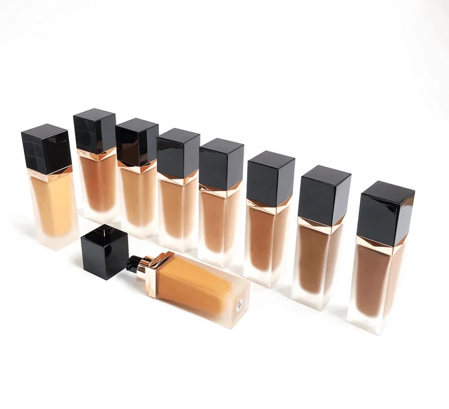 

Private label Face Base makeup waterproof vegan liquid matte foundation for dark