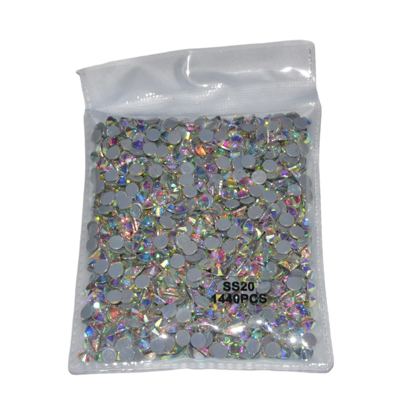 

50 Colors Crystals Nail Rhinestones Flatback Hotfix Rhinestones for Nail Art Crafts Wedding Accessories