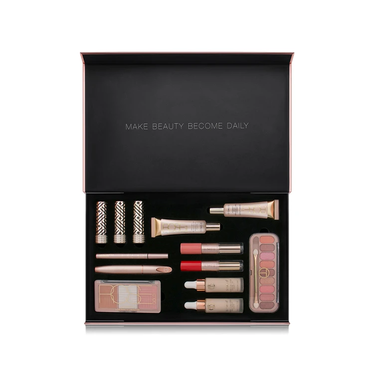 Vanelc Makeup Set Included Pore Perfecting Primer, Lipstick, Contouring Palette, Mascara, Eyeshadow & Eyeliner