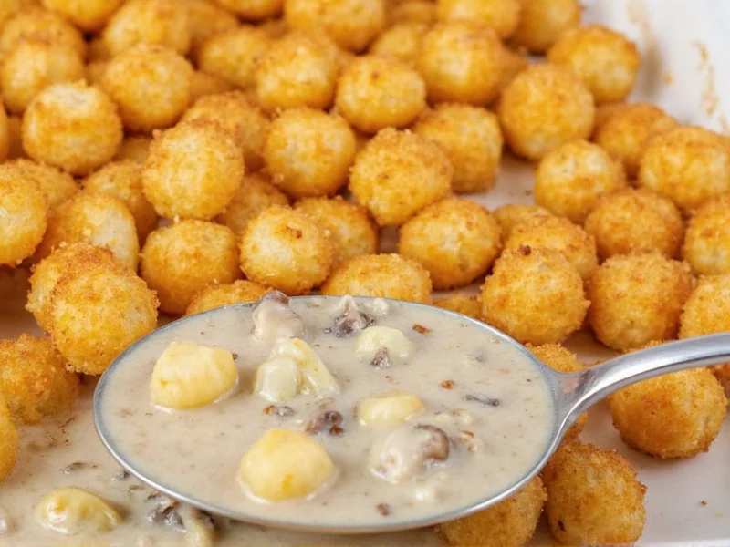 Perfect Tater Tot Casserole with Cream of Mushroom Soup