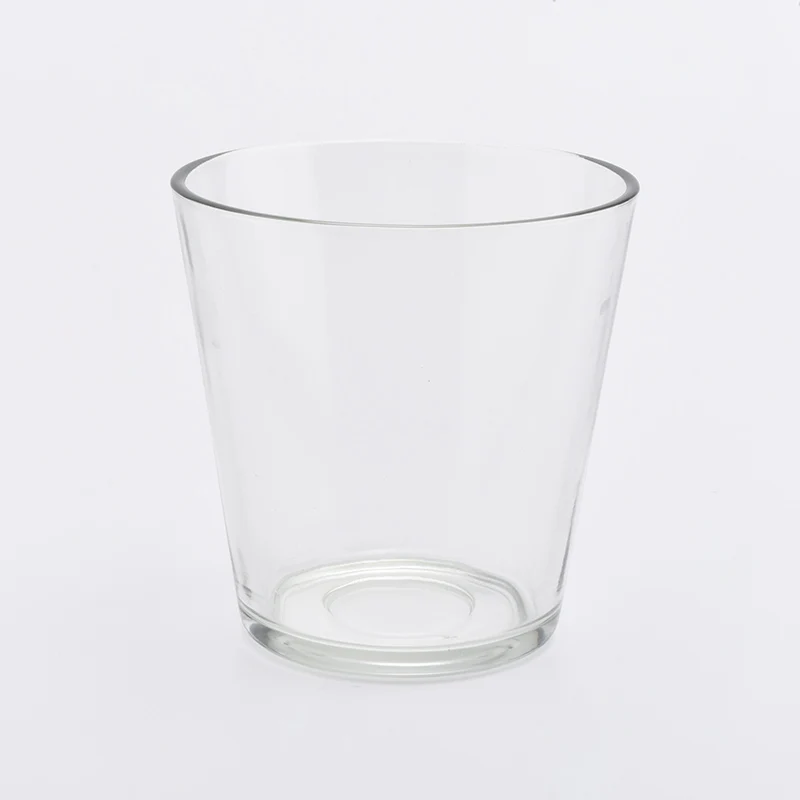 hand made glass candle jar