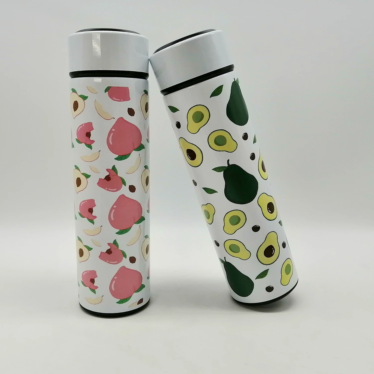 

Sublimation Blanks Accept Intelligent Double Wall Vacuum Flask Insulated Temperature Display Stainless Steel Tumblers, Customized color